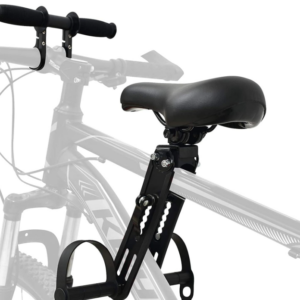 Prévisualisation du siège de vélo pour enfant installé sur un vélo d'adulte