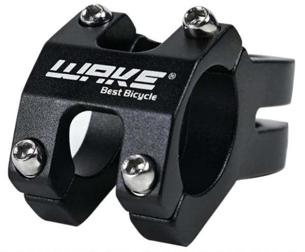 Potence de vélo en aluminium noir Wake