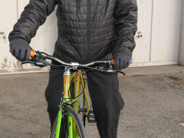 vélo de ville vert orange – Image 5