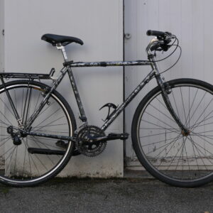 vélo de voyage chrome noir